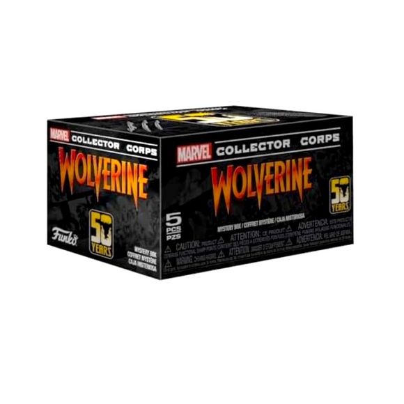Funko Marvel Collector Corps Wolverine 50 Years Mystery Box – NIB – 5 PCS - Picture 1 of 5